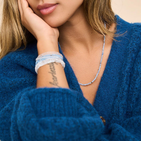 Aquamarine | .925 Sterling Silver | Gemstone Wrap